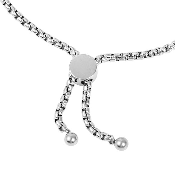 NEW Amethyst & Austrian Crystal Earrings & Bolo Bracelet Set - Picture 3 of 5